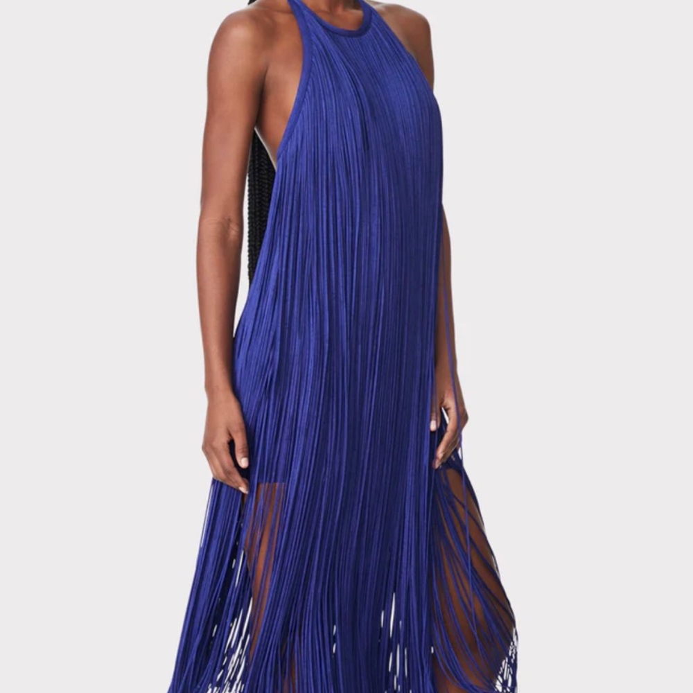 Herve Leger fringe dress size XS but runs like a S/M